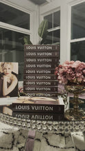 Load and play video in Gallery viewer, Louis  Vuitton decor Books
