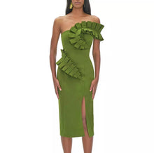 Load image into Gallery viewer, Ruffled bandage dress
