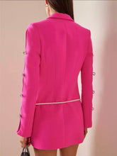 Load image into Gallery viewer, Bow knot blazer dress
