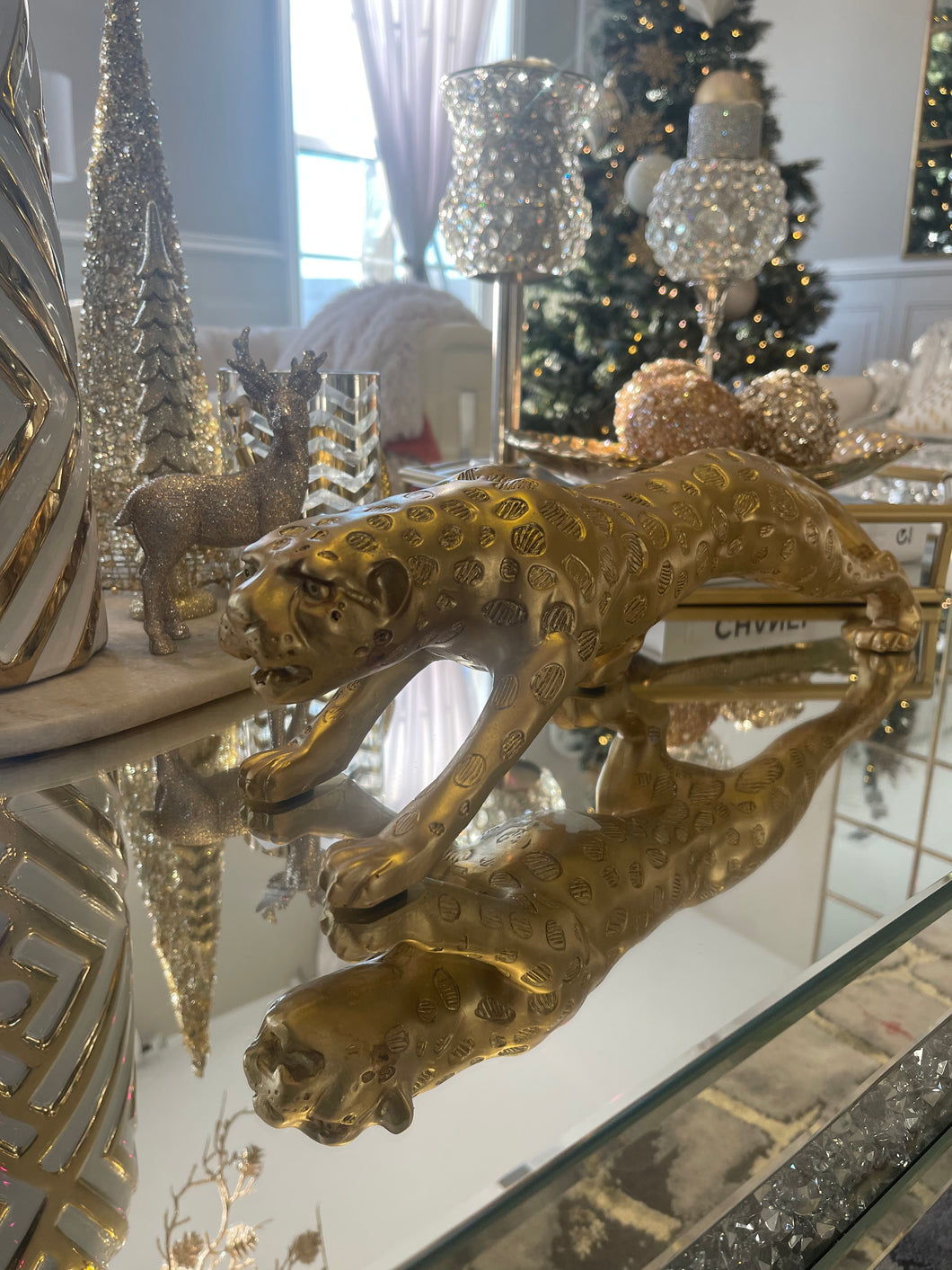 Decorative Gold leopard