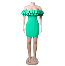 Load image into Gallery viewer, MIDI green dress
