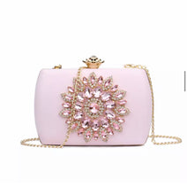 Load image into Gallery viewer, Ornate Crystal Clutch
